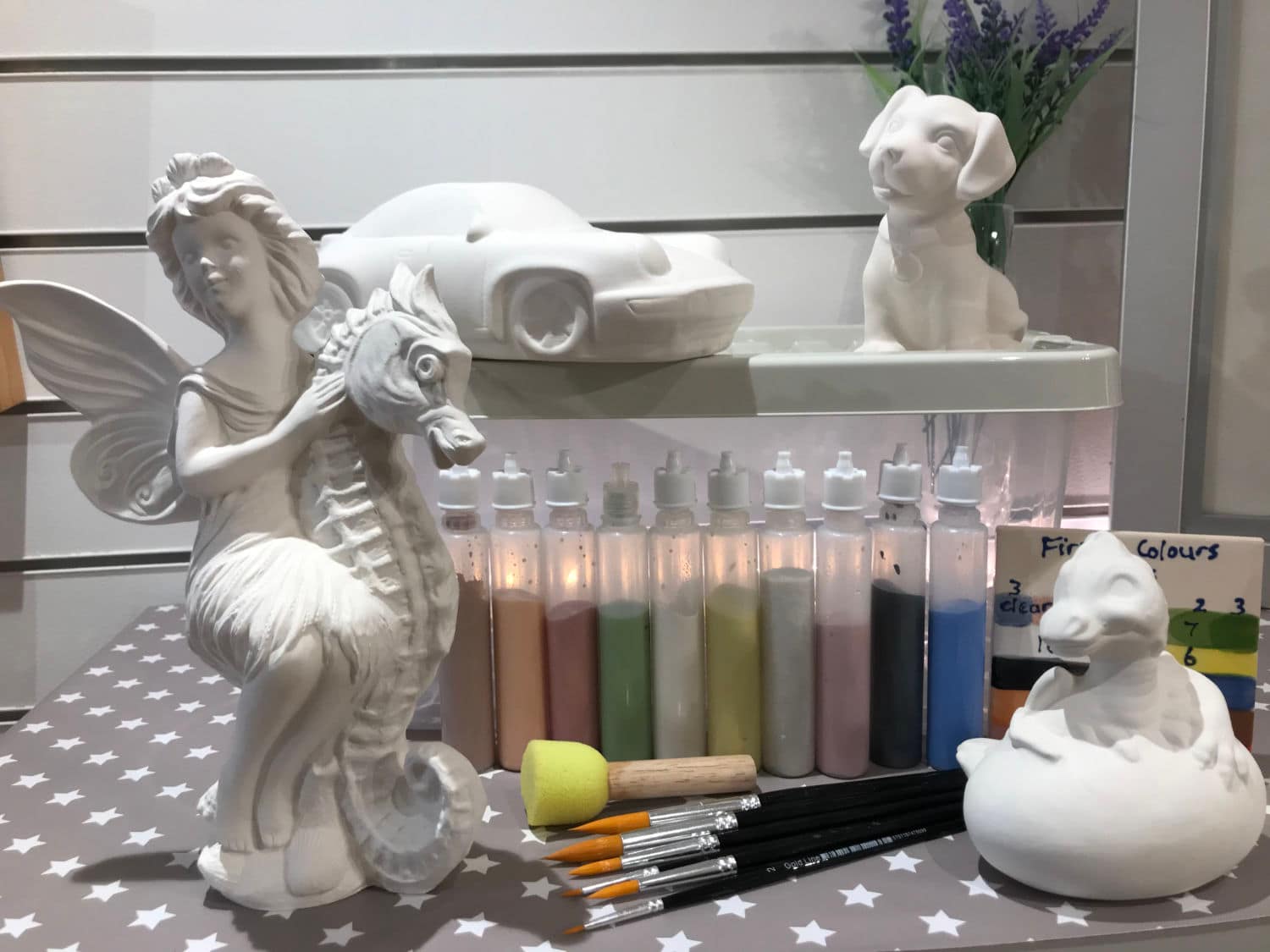 Paint Your Own Ceramics Paint your own ceramics with Calli